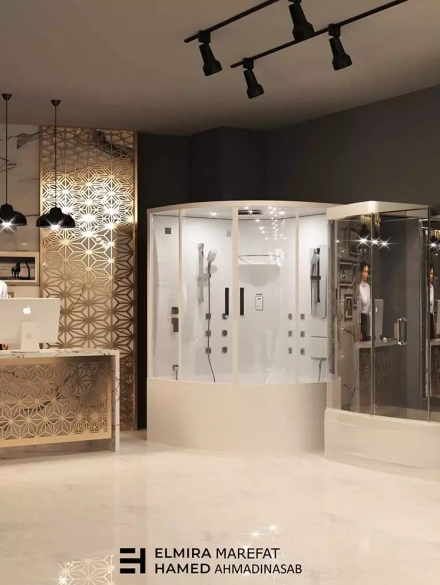 پروژه شوروم کاشی و سرامیک حسین پور