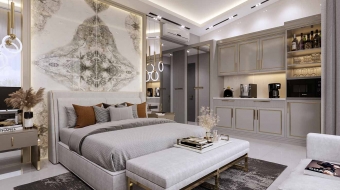 طراحی سوئیت هتلی در ویلای هروی